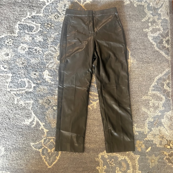 NWT Faux Leather Jcrew Pant - Picture 4 of 11